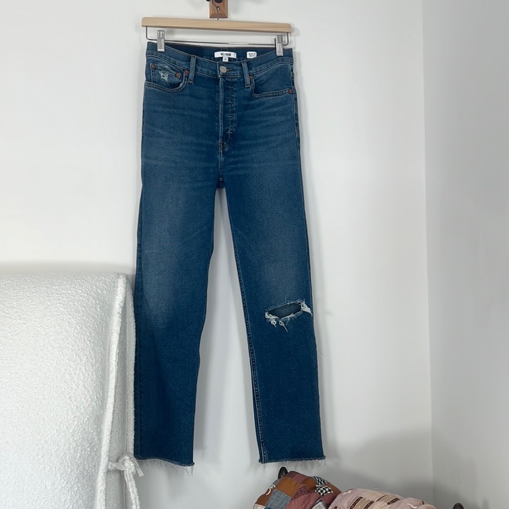 Re/done 70s Stove Pipe Jeans